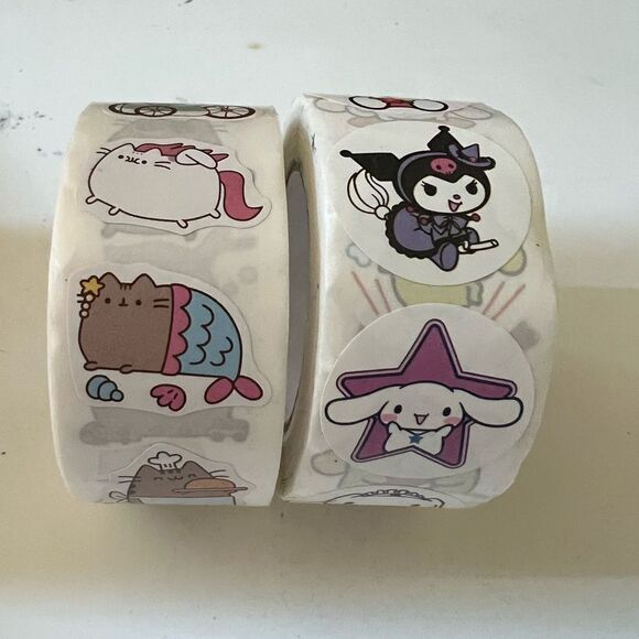 2 Rolls Of Stickers - Picture 1 of 6